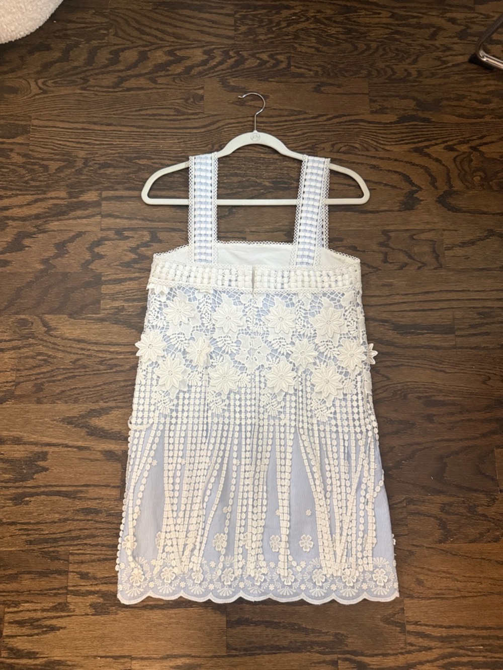 Alexis White Crochet Lace Mini Dress